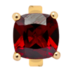 Image of Christina Collect Garnet forgyldt charm